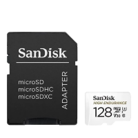 Артикул: 70720. Карта памяти SanDisk High Endurance 128Gb microSDXC UHS-I V30 (U3) + SD adapter
