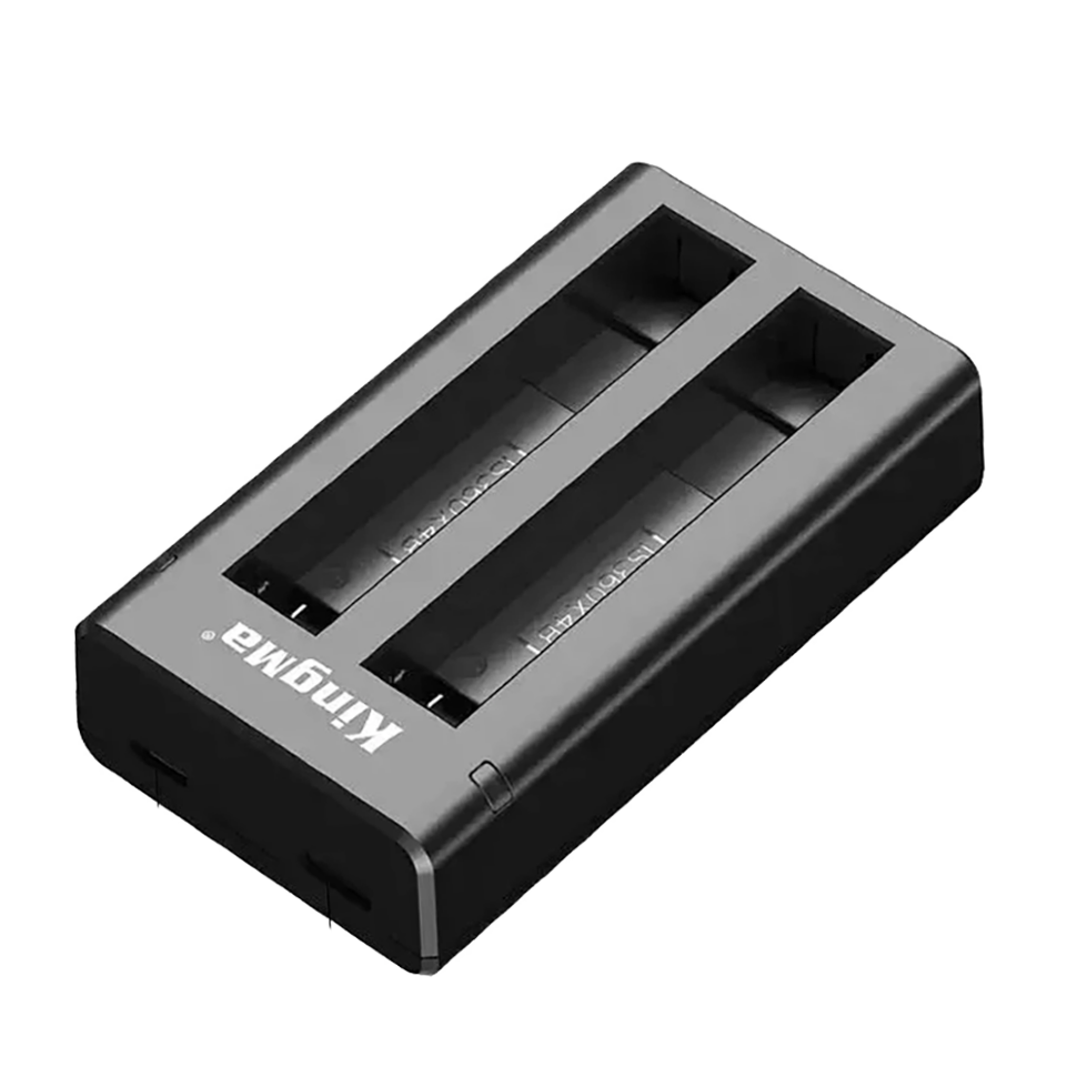 Зарядное устройство двойное KingMa BM066 для аккумуляторов Insta360 X4 preOrder=01.06.2025