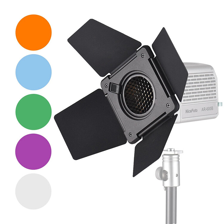 

Кашетирующие шторки NiceFoto SN-33 Mini Bowens 68098