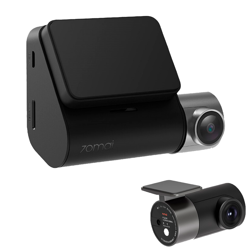 Видеорегистратор 70mai Dash Cam Pro Plus+Rear Cam Set A500S-1 Чёрный 