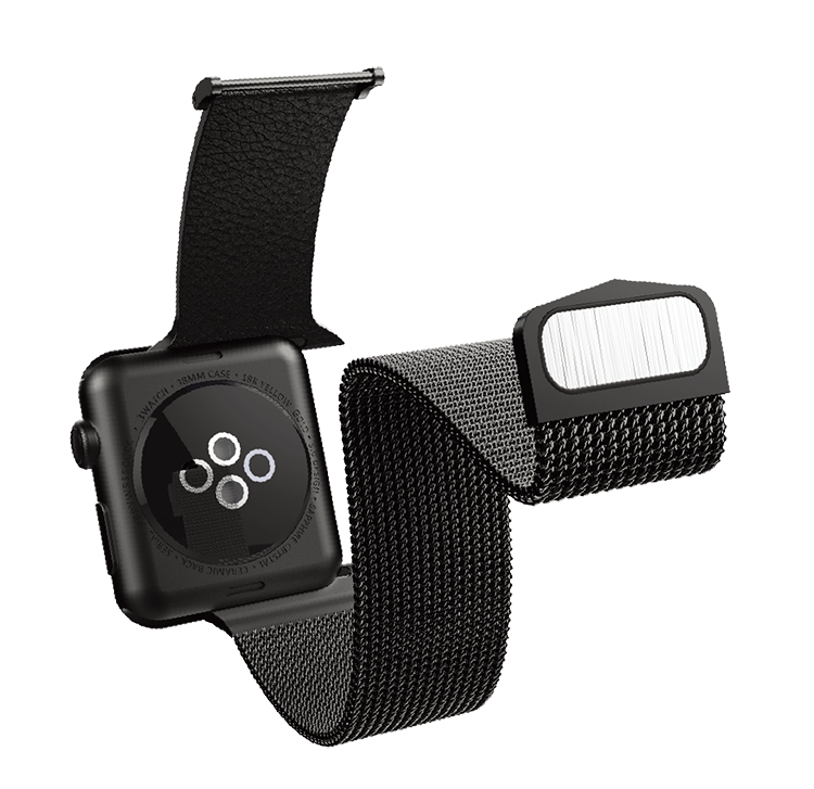 

Ремешок X-Doria Hybrid Mesh для Apple Watch 38/40 мм Чёрный 469258