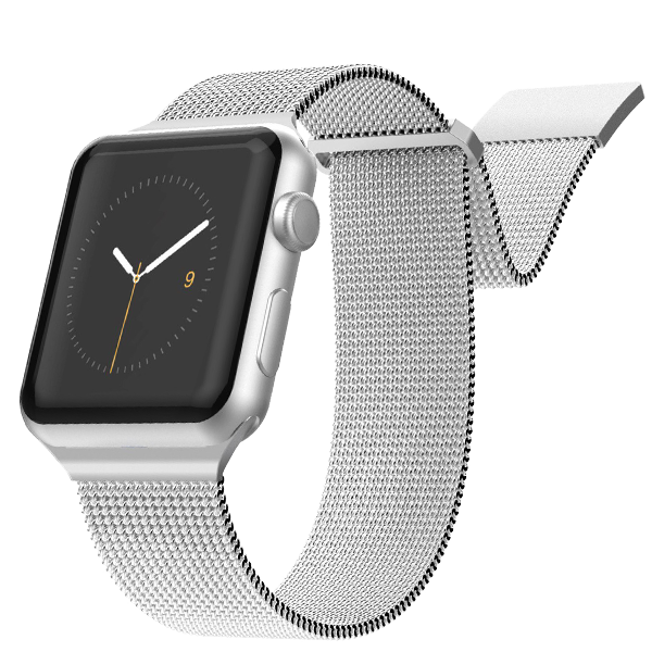 Ремешок X-Doria New Mesh для Apple Watch 38/40 мм Серебро 