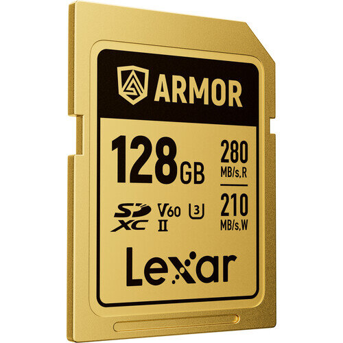 Карта памяти Lexar Armor Gold SDXC UHS-II U3 V60 128 Гб