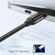 Кабель USAMS US-SJ581 U82 Type-C 240W 2м Чёрный - Изображение 207708
