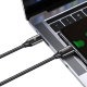 Кабель USAMS US-SJ581 U82 Type-C 240W 2м Чёрный - Изображение 207716