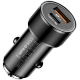 Автомобильное зарядное устройство Baseus Small Screw Type-C + USB 36W Черная - Изображение 120862