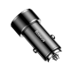 Автомобильное зарядное устройство Baseus Small Screw Type-C + USB 36W Черная - Изображение 120865