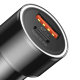 Автомобильное зарядное устройство Baseus Small Screw Type-C + USB 36W Черная - Изображение 120866