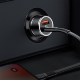 Автомобильное зарядное устройство Baseus Small Screw Type-C + USB 36W Черная - Изображение 120871