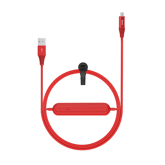 Кабель с аккумулятором HOCO U22 Bei Power Bank Micro USB Красный 
