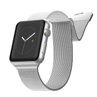 Артикул: 14421. Ремешок X-Doria Hybrid Mesh для Apple Watch 38/40 мм Серебро