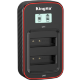 Зарядное устройство KingMa Dual Battery Charger для DB-120 - Изображение 289201