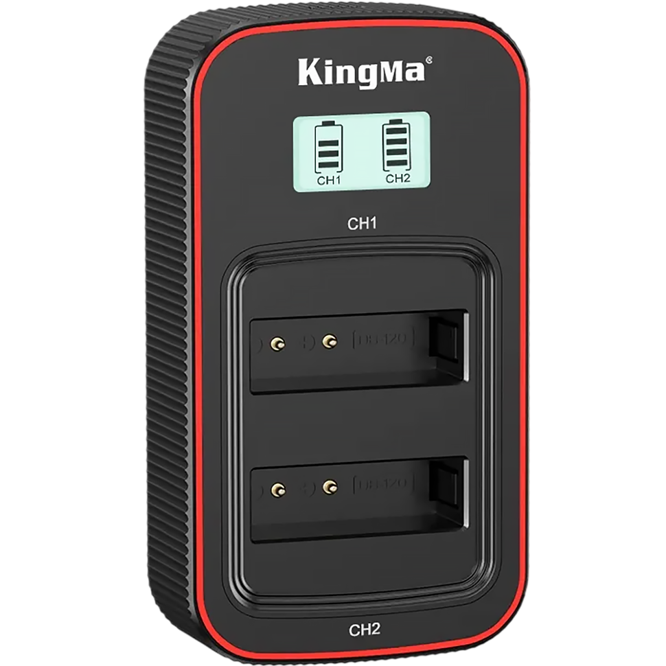 Зарядное устройство KingMa Dual Battery Charger для DB-120 