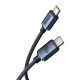 Кабель Baseus Crystal Shine CW-FXP Type-C 100W 1.2м Чёрный - Изображение 193092