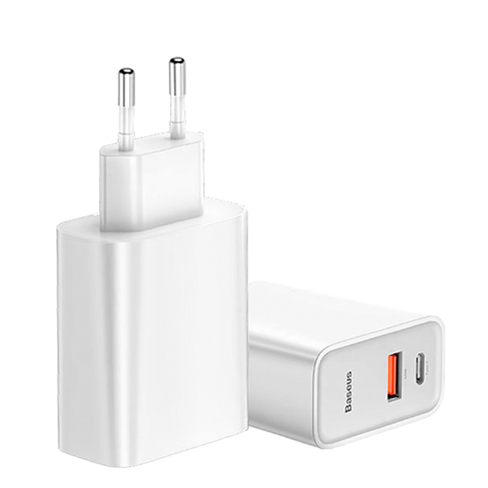 Сетевой адаптер Baseus Speed PPS Quick charger C+U 30Вт Белый 