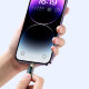 Кабель USAMS US-SJ588 Shadow Type-C - Lightning PD 20W 1.2м Чёрный - Изображение 207440