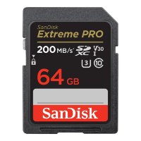 Артикул: 49021. Карта памяти SanDisk Extreme PRO SDXC 64Gb UHS-I Class 10 V30