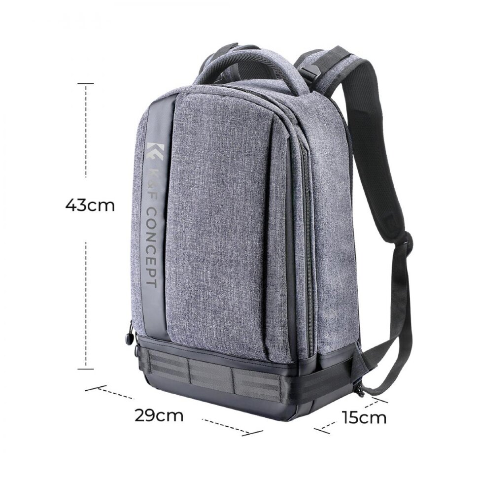 

Рюкзак K&F Concept Nature Wander 04 18L Серый KF13.044