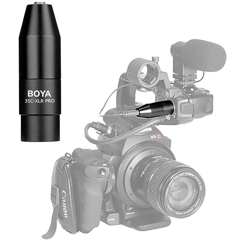 Адаптер BOYA 35C-XLR PRO (mini Jack - XLR) 