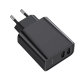 Сетевой адаптер Baseus Speed Dual QC3.0 30W Чёрный - Изображение 112386