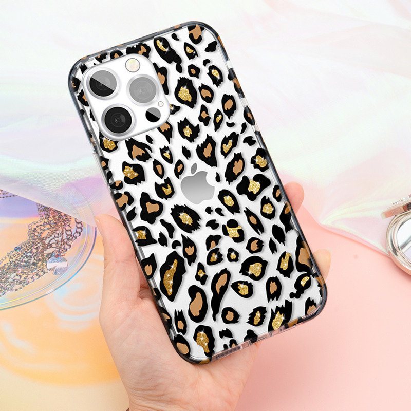 

Чехол PQY Wild для iPhone 13 Pro Max Leopard Kingxbar IP 13 6.7