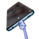 Кабель Baseus Crystal Shine CW-FXP Type-C 100W 2м Синий - Изображение 193109