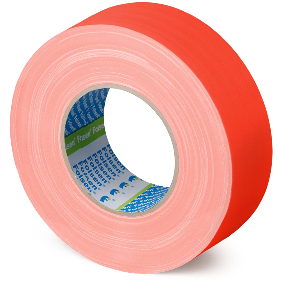 Gaffer tape флуоресцентный Folsen Premium FL 48мм Оранжевый 