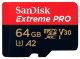 Карта памяти SanDisk Extreme PRO microSDXC 64Gb UHS-I U3 V30 A2 + ADP - Изображение 230629