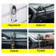 Универсальный держатель Baseus Beetle Vehicle Hook Серый - Изображение 144329