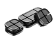 Держатель для проводов Baseus Cross Peas Cable Clip Черный - Изображение 61041