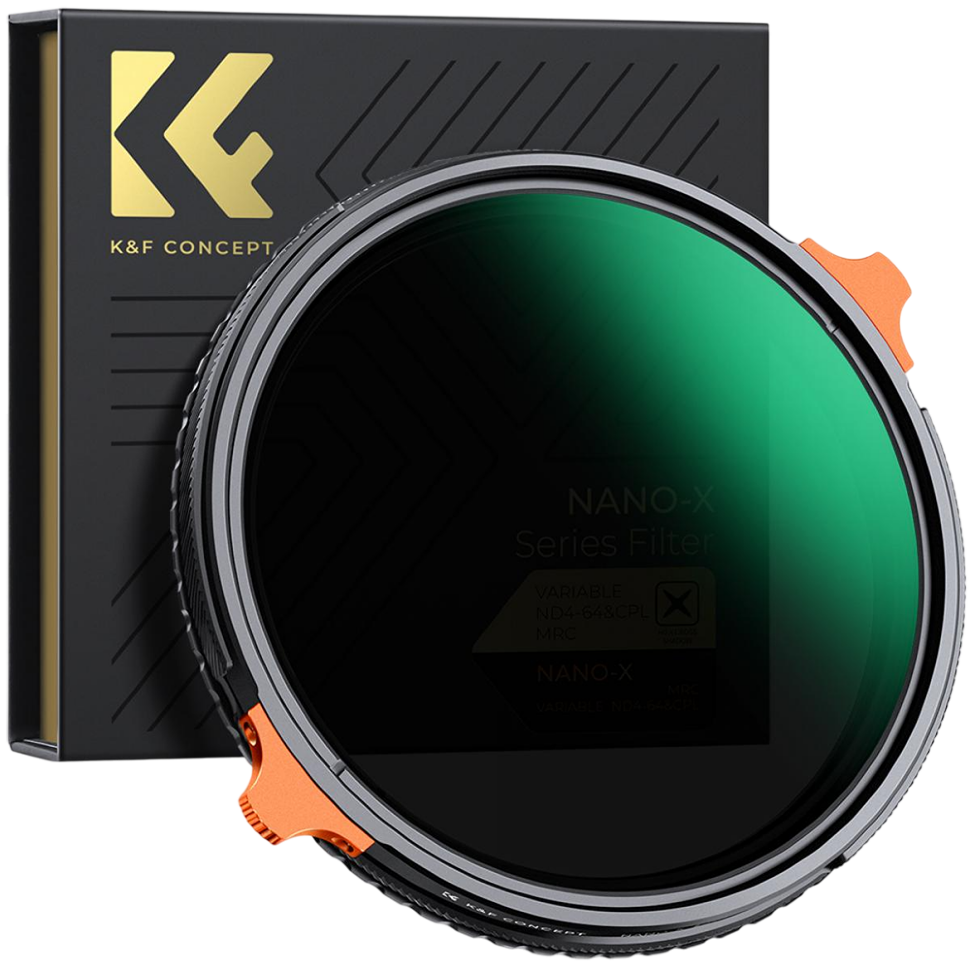 Светофильтр K&amp;F Concept Nano-X CPL/ND4-64 77мм 