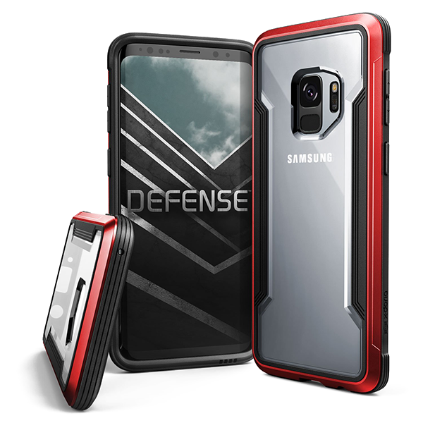 Чехол X-Doria Defense Shield для Galaxy S9 Чёрно-красный 