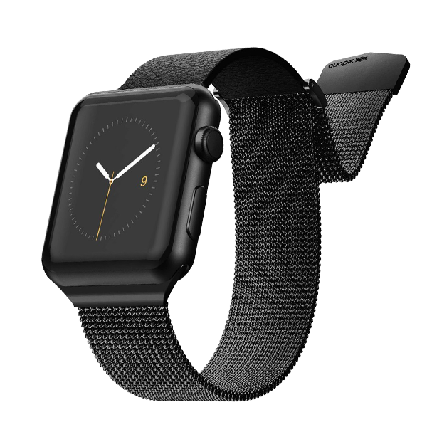 Ремешок X-Doria Hybrid Mesh для Apple Watch 42/44 мм Чёрный 