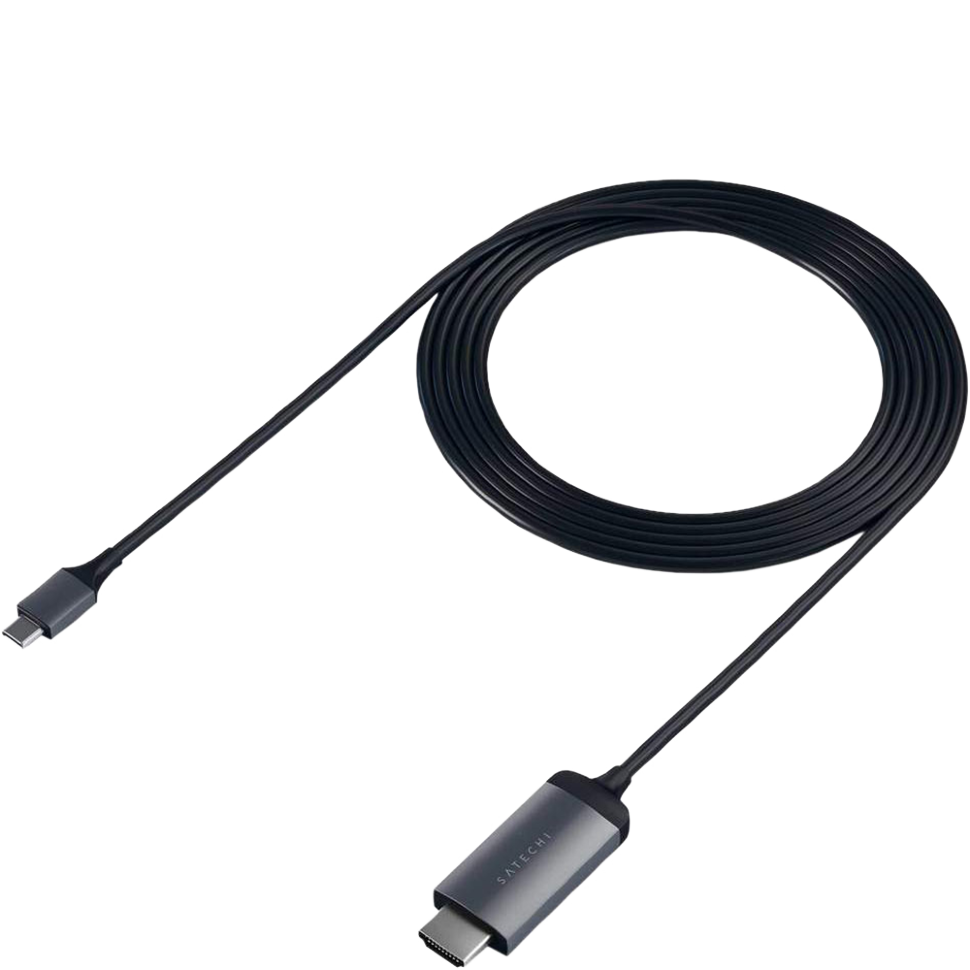 Кабель Satechi Type-C - HDMI 4K 60Hz 1.8м Серый 