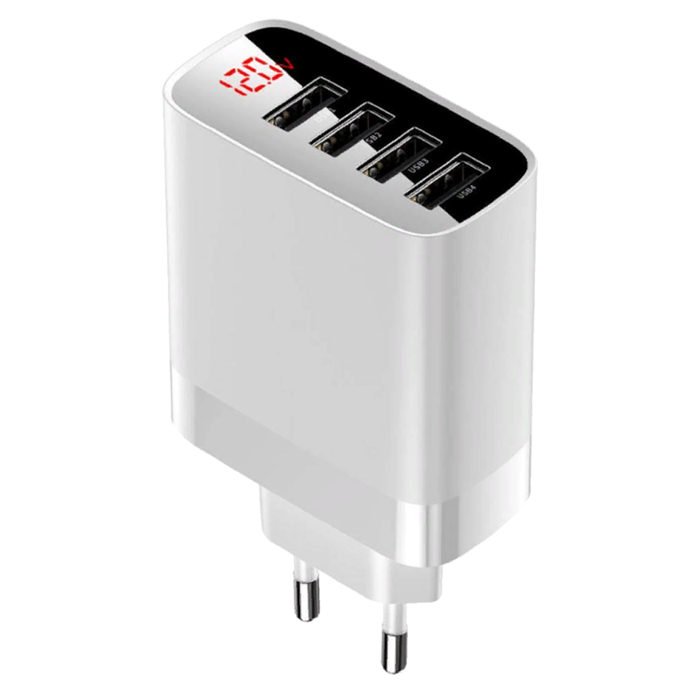 Сетевой адаптер Baseus Mirror Lake 4USB 30W Белый 