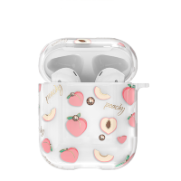 Артикул: 19024. Чехол PQY Fruit для Apple Airpods Peach