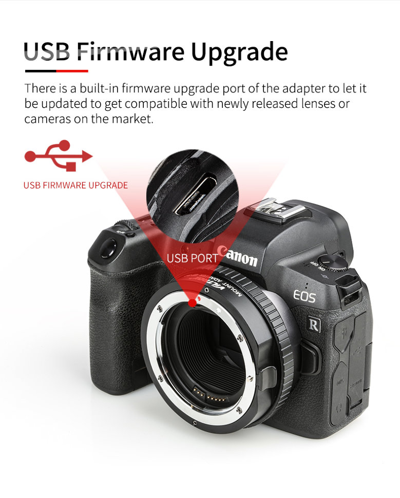 Адаптер Viltrox EF-R2 для объектива EFEF-S на RF-mount