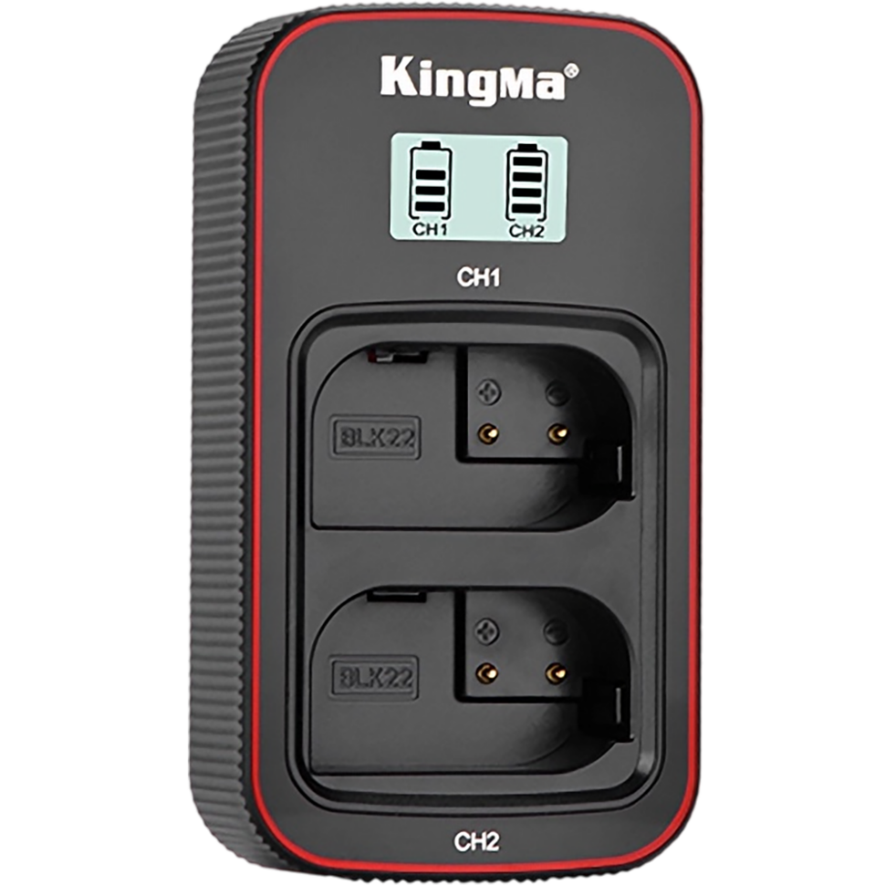 Зарядное устройство KingMa Dual Battery Charger для DMW-BLK22 