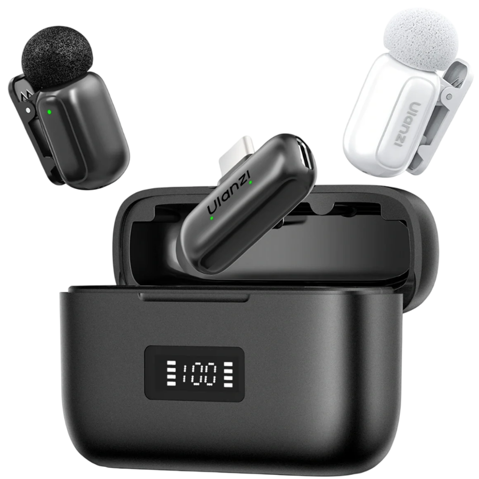 Радиосистема Ulanzi  A200 Mini Mic Чёрная/Белая preOrder=28.02.2026