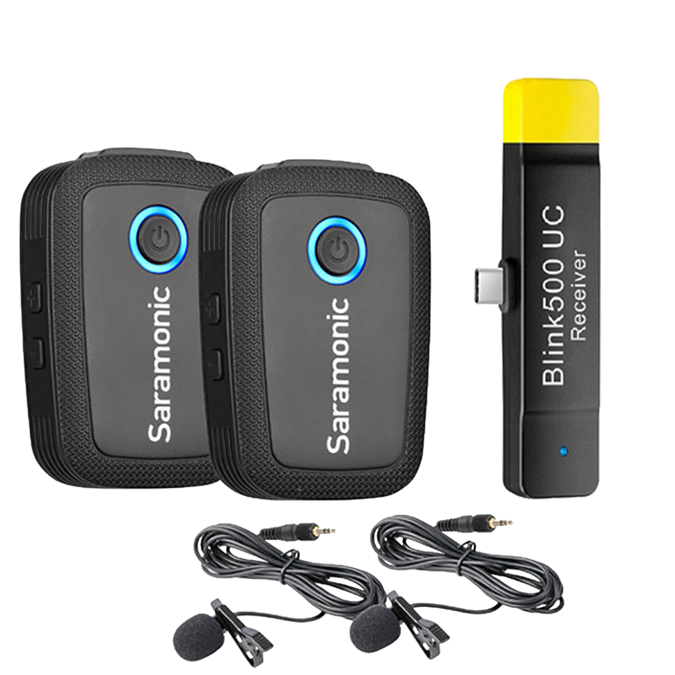 Радиосистема Saramonic Blink500 B6 (Type-C RX + 2TX) Чёрная 
