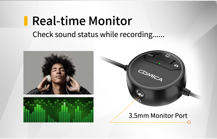 Микрофон петличный CoMica SigLav V03