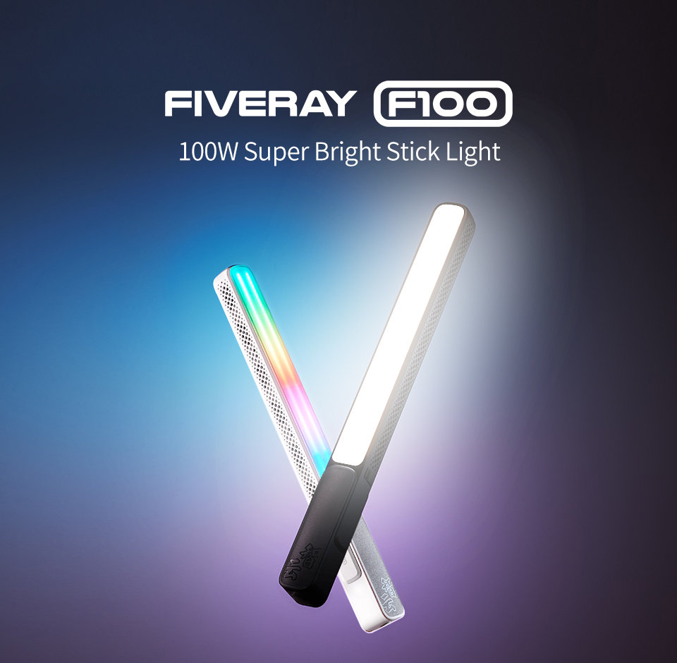 

Осветитель Zhiyun FIVERAY F100 COMBO Чёрный