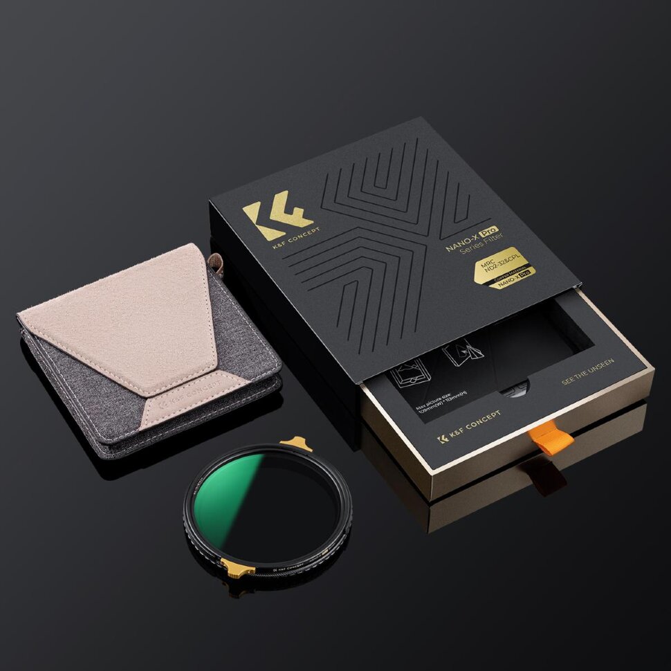 

Светофильтр K&F Concept Nano-X Pro CPL/ND2-32 49мм KF01.2493