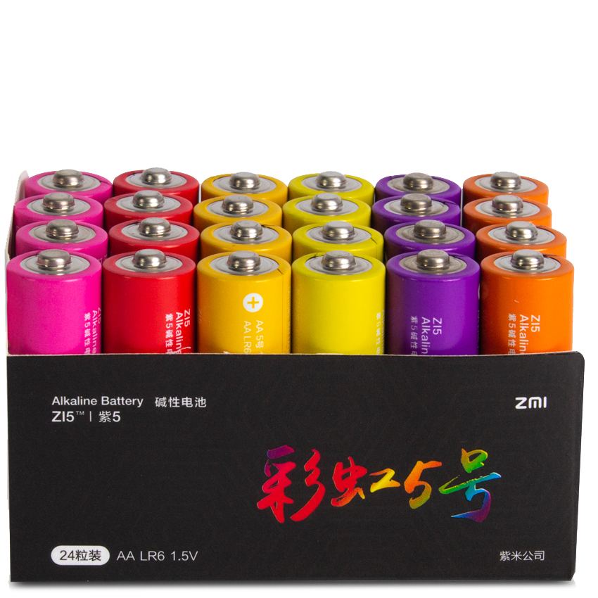 Батарейки ZMI Rainbow ZI5 AA (24шт) 