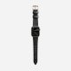 Ремешок Nomad Modern Slim для Apple Watch 38/40 мм Чёрный с золотой фурнитурой - Изображение 93658