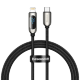 Кабель Baseus Display Type-C - Lightning 20W 2м Чёрный - Изображение 194139