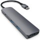 Хаб Satechi Slim Aluminum Multi-Port Adapter Type-C/2хUSB 3.0/ HDMI 4K Серый - Изображение 201878