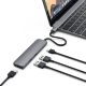 Хаб Satechi Slim Aluminum Multi-Port Adapter Type-C/2хUSB 3.0/ HDMI 4K Серый - Изображение 201880