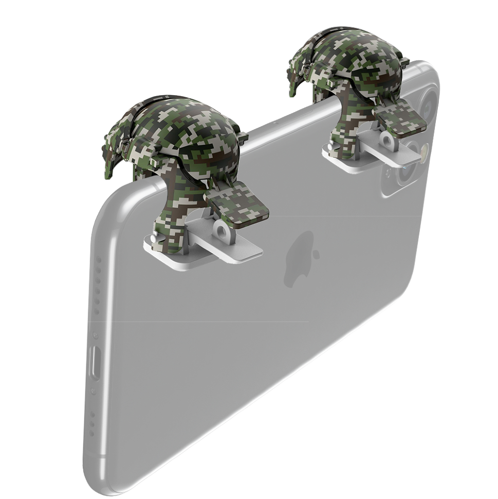 Контроллер Baseus Level 3 Helmet PUBG Gadget GA03 Серый камуфляж 