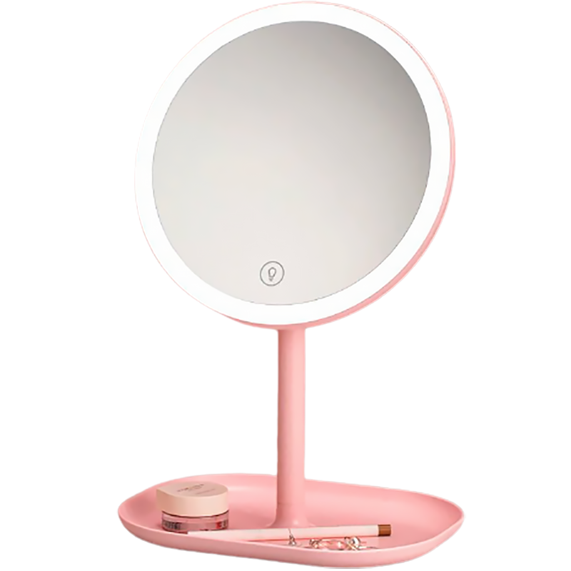Зеркало Jordan &amp; Judy LED Makeup Mirror с подсветкой Розовое 
